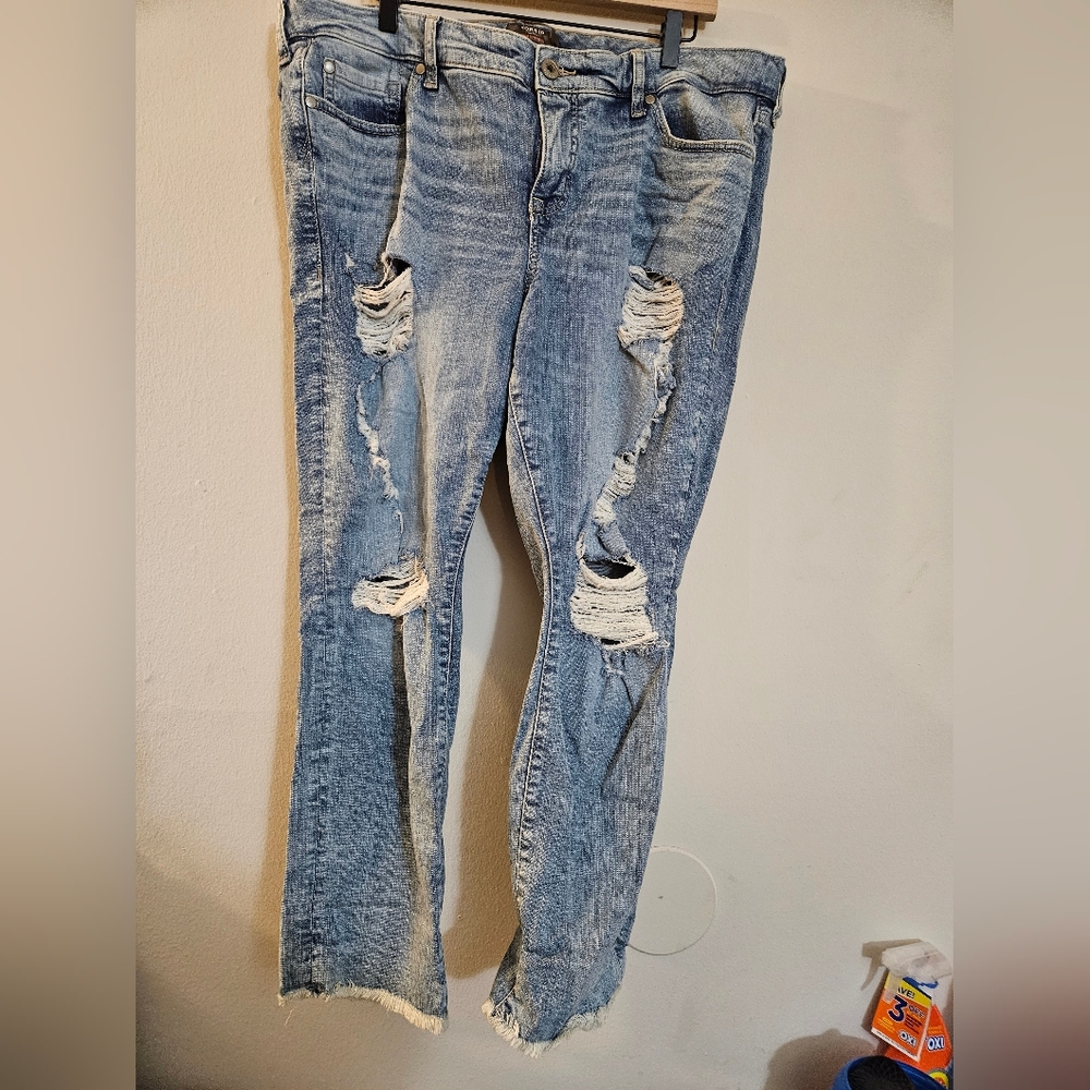Torrid Distressed Blue Jeans Size 18